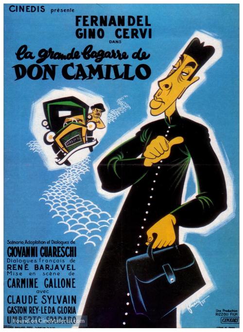 Don Camillo e l&#039;onorevole Peppone - French Movie Poster