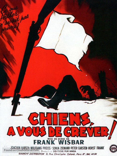 Hunde, wollt ihr ewig leben - French Movie Poster