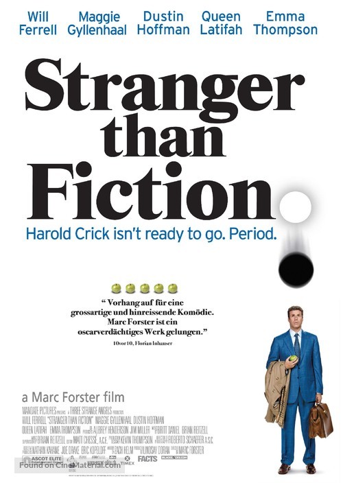 Stranger Than Fiction - Swiss Movie Poster