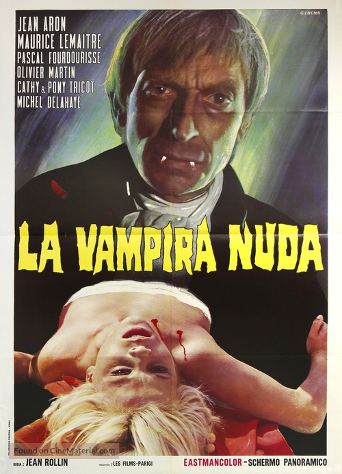 La vampire nue - Italian Movie Poster