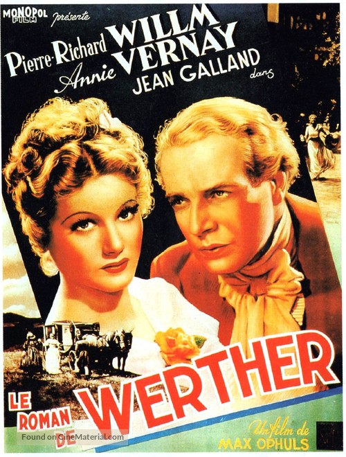 Werther - French Movie Poster