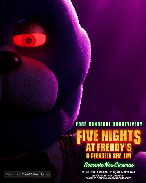 Five Nights at Freddy&#039;s - Brazilian Movie Poster