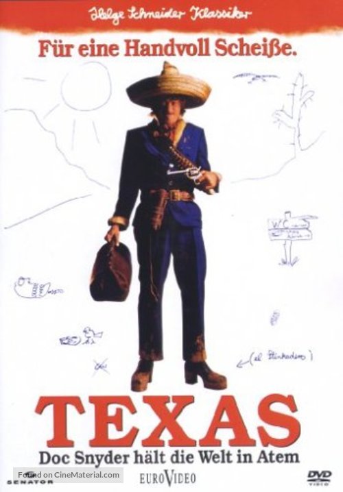 Texas - Doc Snyder h&auml;lt die Welt in Atem - German DVD movie cover