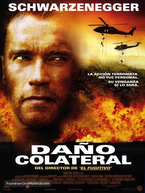 Collateral Damage - Spanish Movie Poster