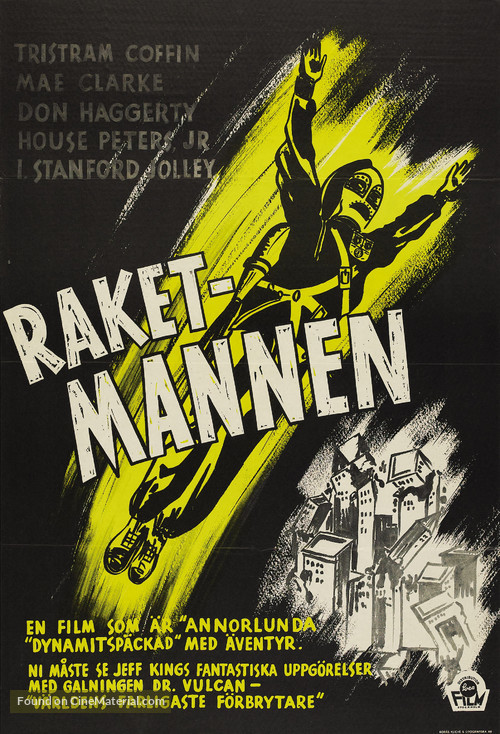 King of the Rocket Men - Swedish Movie Poster