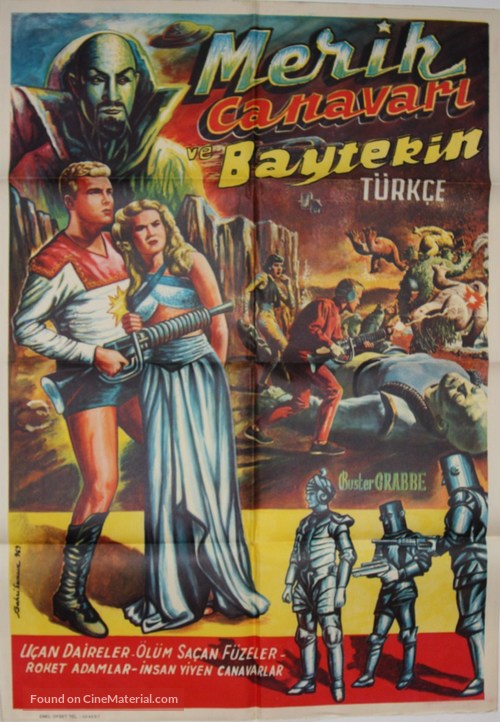 Flash Gordon Conquers the Universe - Turkish Movie Poster