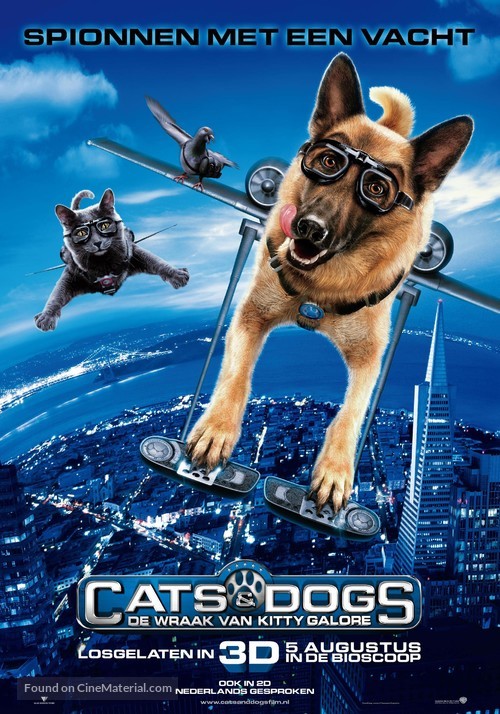 Cats &amp; Dogs: The Revenge of Kitty Galore - Dutch Movie Poster