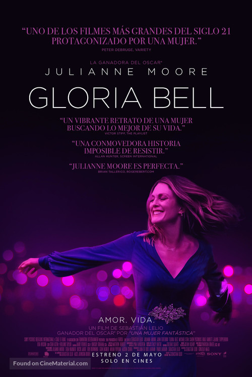 Gloria Bell - Argentinian Movie Poster