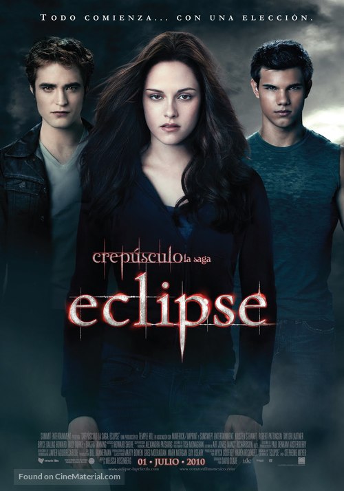 The Twilight Saga: Eclipse - Mexican Movie Poster