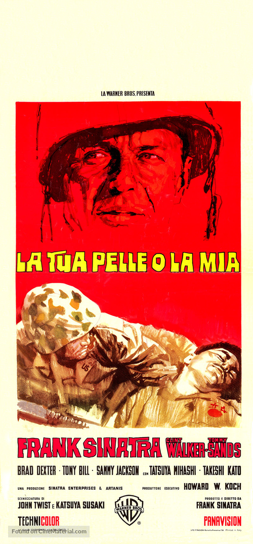 None But the Brave - Italian Movie Poster