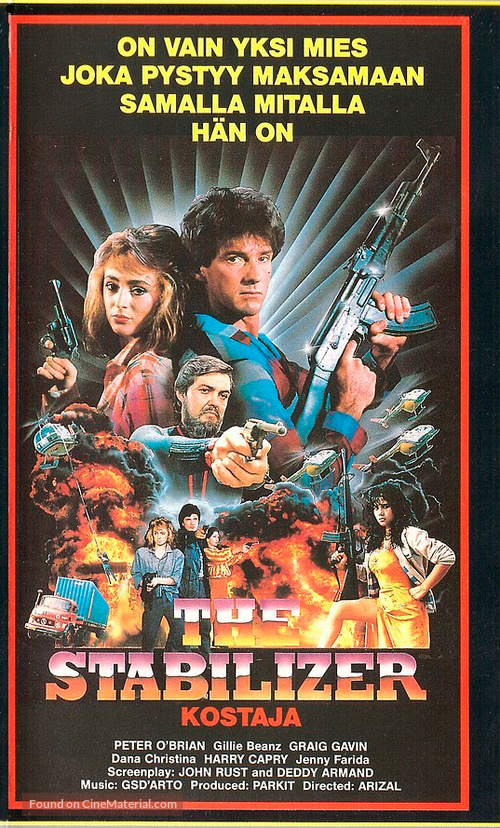 The Stabilizer - Finnish VHS movie cover