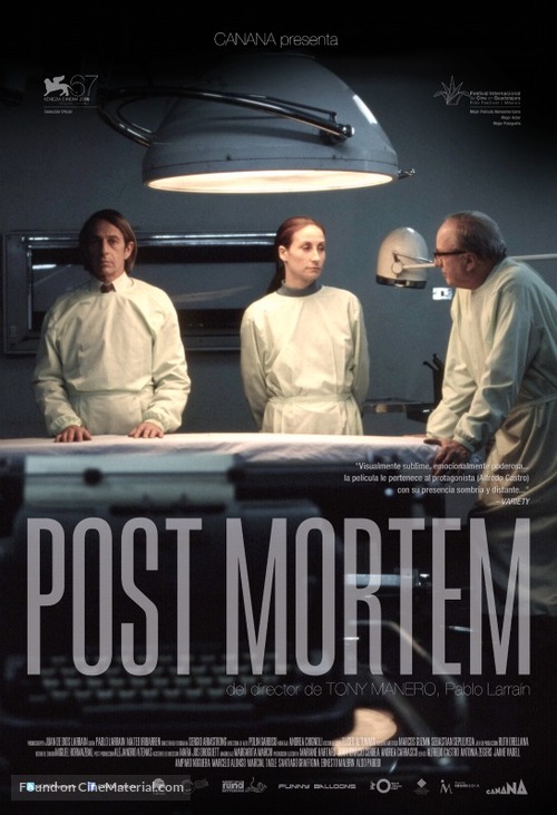 Post Mortem - Mexican Movie Poster