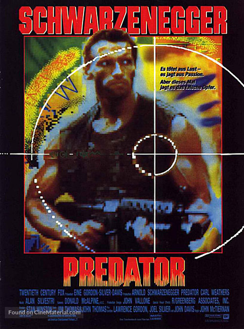 Predator - German Movie Poster
