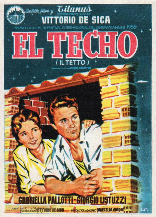 Il tetto - Spanish Movie Poster