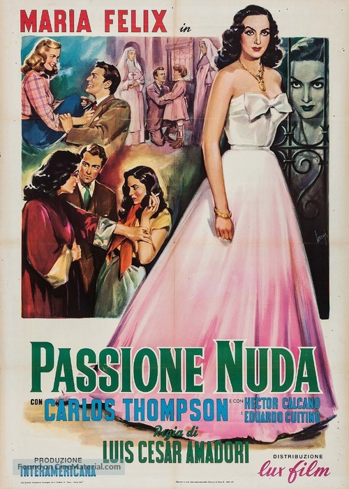 Pasi&oacute;n desnuda, La - Italian Movie Poster