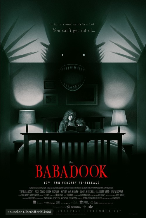 The Babadook - Australian Re-release movie poster