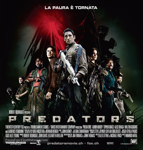 Predators - Swiss Movie Poster