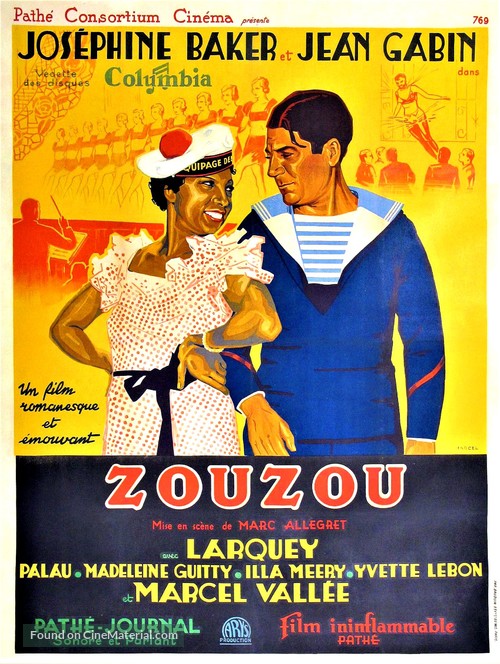 Zouzou - French Movie Poster
