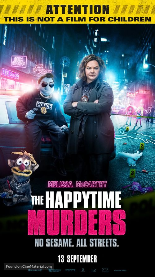 The Happytime Murders - Singaporean Movie Poster