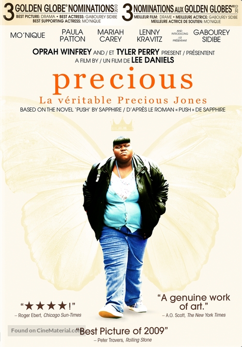 Precious: Based on the Novel Push by Sapphire - Canadian DVD movie cover