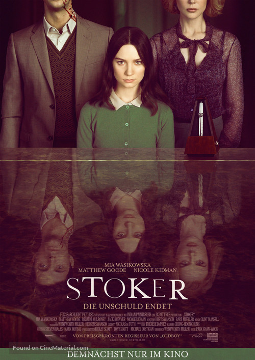 Stoker - German Movie Poster