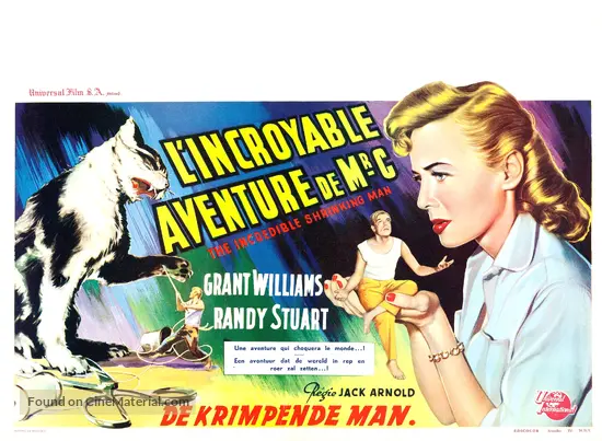 The Incredible Shrinking Man - Belgian Movie Poster