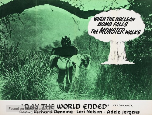 Day the World Ended - British Movie Poster