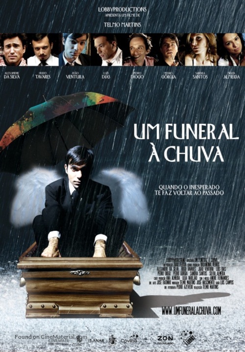 Um Funeral &agrave; Chuva - Portuguese Movie Poster