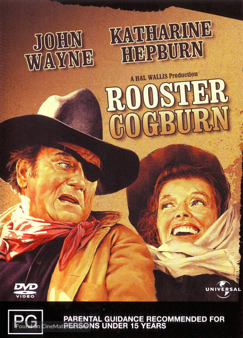 Rooster Cogburn - Australian DVD movie cover