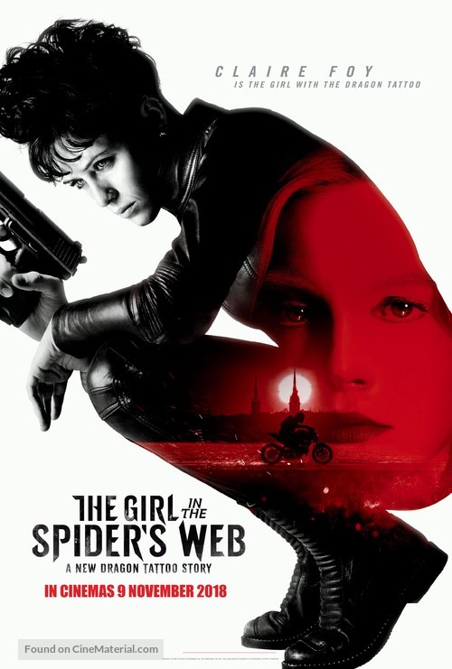 The Girl in the Spider&#039;s Web - South African Movie Poster