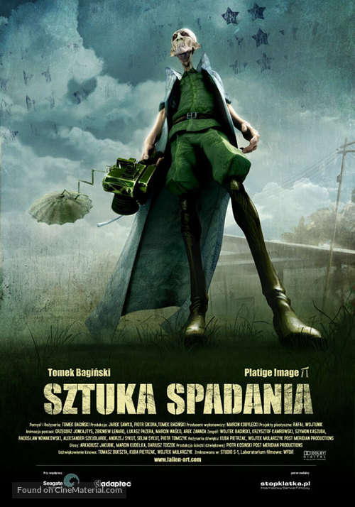 Sztuka spadania - Polish Movie Poster