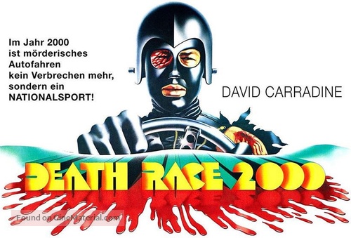 Death Race 2000 - German Blu-Ray movie cover
