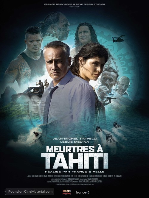 &quot;Meurtres &agrave;...&quot; Meutres &agrave; Tahiti - French Movie Poster