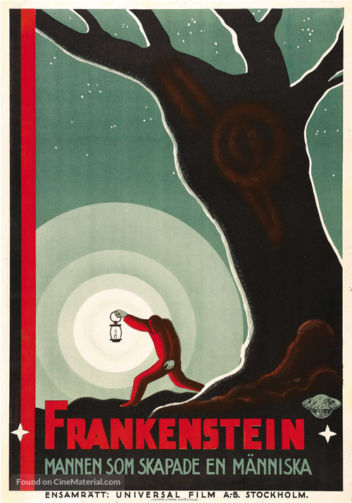 Frankenstein - Swedish Movie Poster