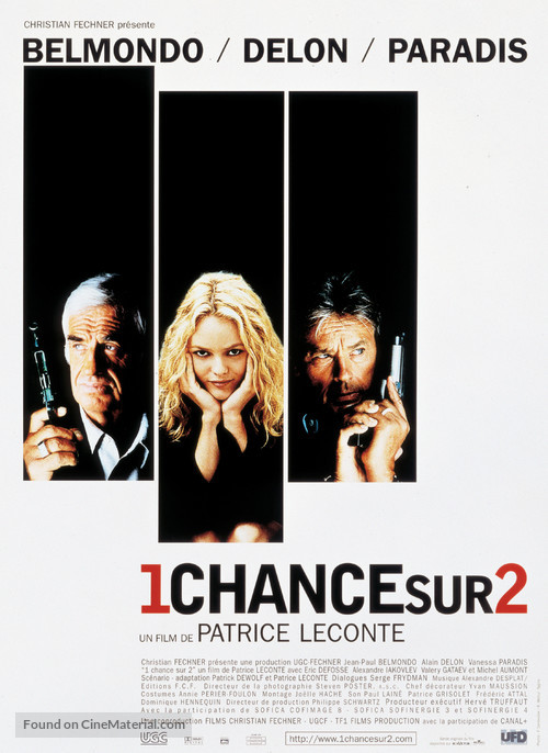 Une chance sur deux - French Movie Poster