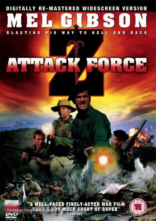 Attack Force Z - British DVD movie cover