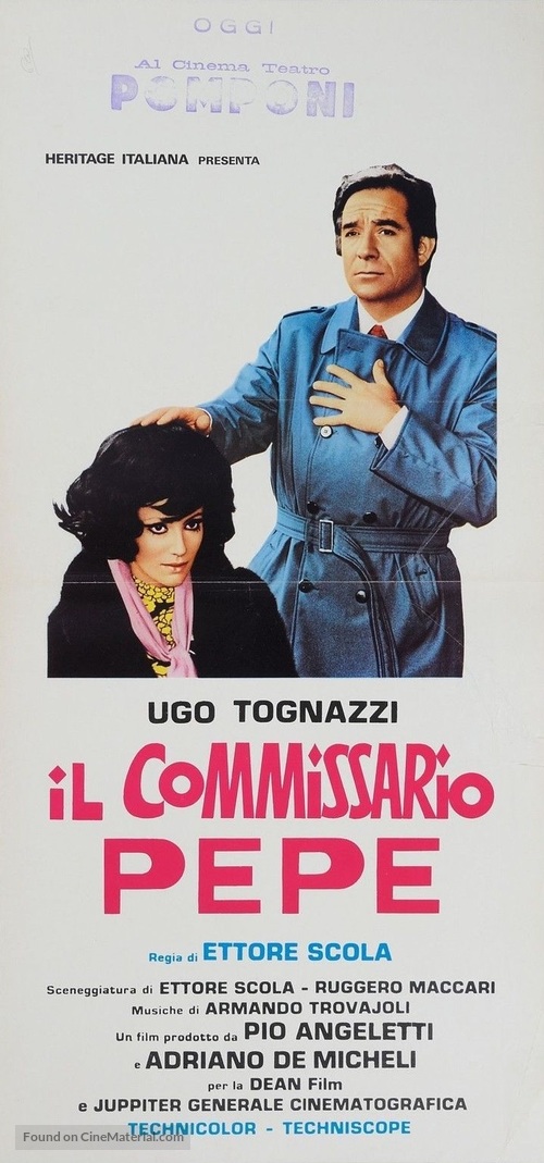 Il commissario Pepe - Italian Movie Poster