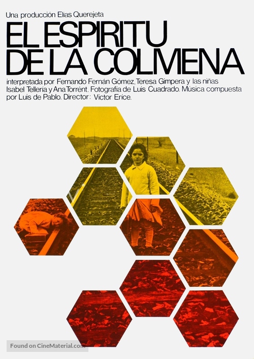 El esp&iacute;ritu de la colmena - Spanish Movie Poster