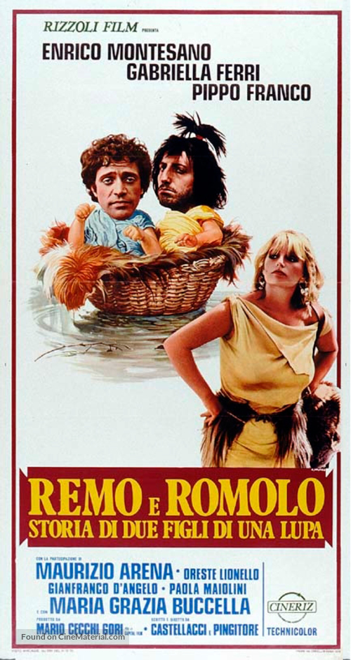 Remo e Romolo (Storia di due figli di una lupa) - Italian Movie Poster