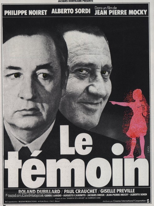 Le t&eacute;moin - French Movie Poster