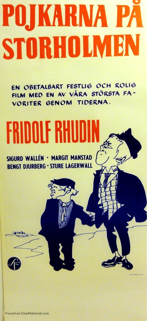 Pojkarna p&aring; Storholmen - Swedish Movie Poster