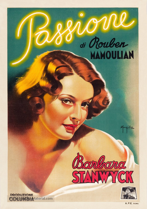 Golden Boy - Italian Movie Poster