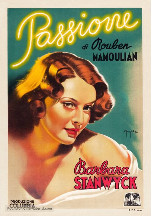 Golden Boy - Italian Movie Poster