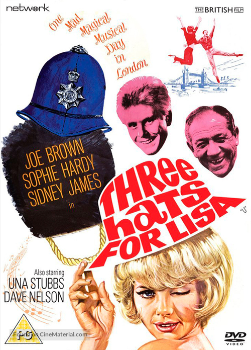 Three Hats for Lisa - British DVD movie cover