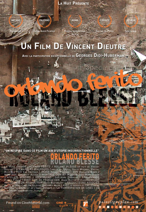 Orlando Ferito - Roland bless&eacute; - French Movie Poster