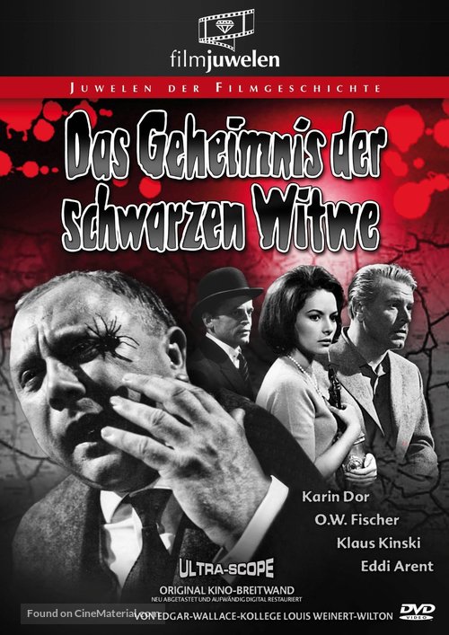 Das Geheimnis der schwarzen Witwe - German Movie Cover