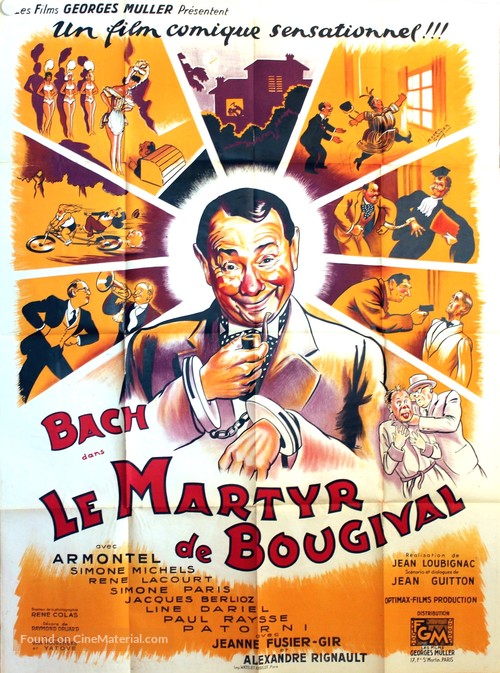 Le martyr de Bougival - French Movie Poster