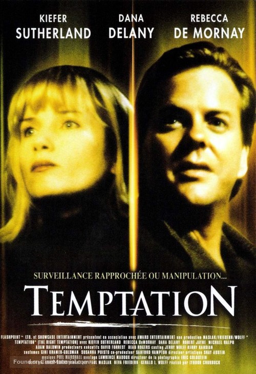 The Right Temptation - French DVD movie cover