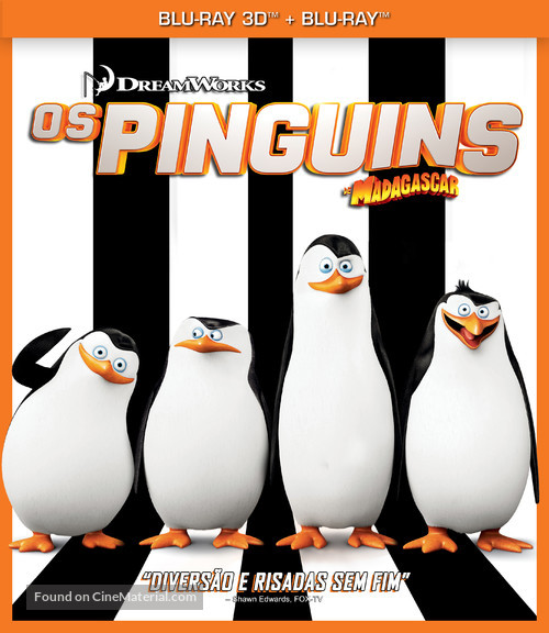 Penguins of Madagascar - Brazilian Blu-Ray movie cover
