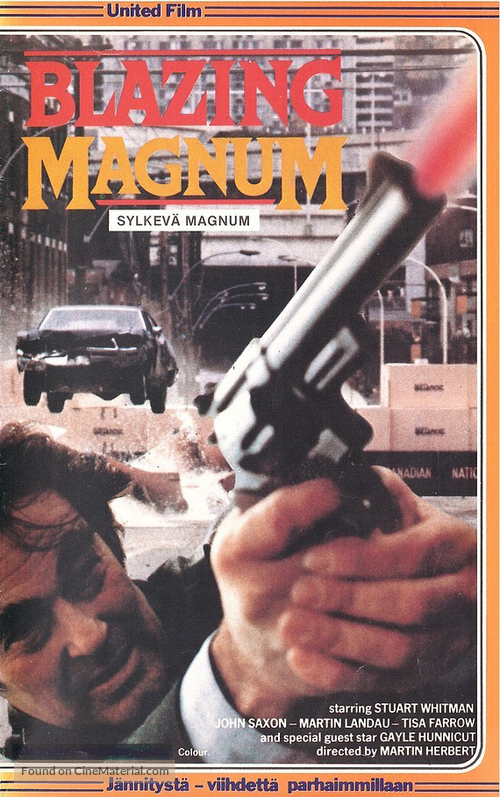 Una Magnum Special per Tony Saitta - Finnish VHS movie cover